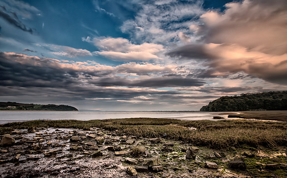 Laugharne Estuary, Dylan Thomas View
